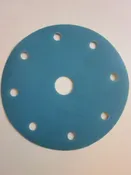 6″ Hook It Abrasive – 9 Hole – P80 Grit (pkg of 50)