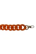 Acrylic Chain in Matte Orange