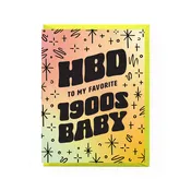 1900's Baby Birthday Card