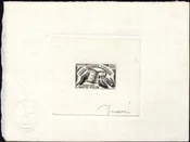 Burkina Faso 179 Artist Die Proof, Bank book, hands, Coins