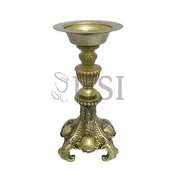 Antique Gold Royal Riser Candle Holder Centerpiece, 12.5in, Gold