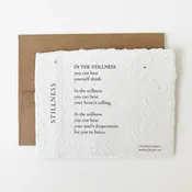 Stillness : Plantable Wildflower Greeting Card