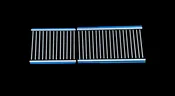 10' Aluminum Heavy Duty Horse Stall Grill Partition Divider