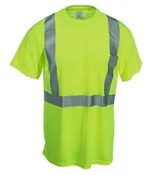 OccuNomix Class 2 Birdseye Wicking T-Shirt, Lime