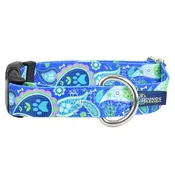 2 Hounds Design EarthStyle Paw Paisley Dog Collar