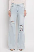 90's Vintage Super High Rise Flare