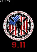 9/11 Firefighter Memorial Tshirt