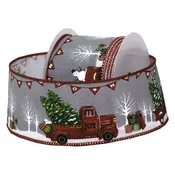 2-1/2″ SNOWMAN TRUCK 10YD Gray/Red