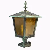 Bronze lantern from a Chicago Brewery