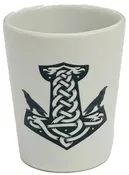 Ceramic Shot Glass - Thor's Hammer