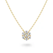 Cluster Diamond Necklace