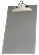 Ability One 7520-01-439-3398 Clipboard, Legal, 15 in x 9 in, Aluminum, Silver, Butterfly Clip, 1 in Capacity