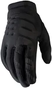 100% Brisker Gloves - Black, Men's, 2X-Large