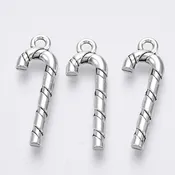 Candy Cane Christmas Charms (15 Pieces)