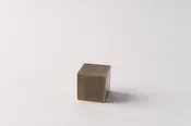 Antique Metal Cube 1"
