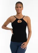1507 Ribbed Keyhole Cami