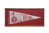 1975 Cincinnati Reds National League Champions Big Red Machine Pennant 34