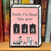 Acrylic Yearly Book Counter - Briar Layne