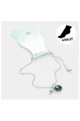 Abalone Metal Starfish Anklet