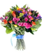 Multicolor Rose &amp;amp; Carnation Bouquet