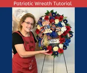 How to Make a Fourth of July Patriotic Wreath