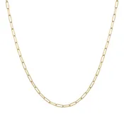 14K Paperclip Chain Necklace