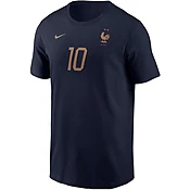 Kylian Mbappe France National Team Navy Blue Home Short Sleeve Player T Shirt