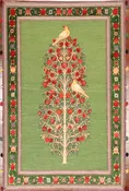 4x6 Balouch Soumak with Birds and Tree Design