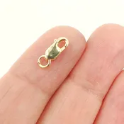 0014LC0WR14KY. 14K Solid Gold Lobster Clasp 8.4mm.