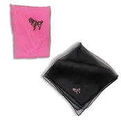 1950s Scarf Embroidered Poodle - Pink or Black