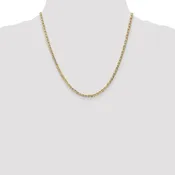 10K Yellow Gold Concave Anchor Chain