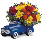 Ford Truck with Flowers