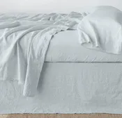 Austin Bed Skirt - Cloud - Queen