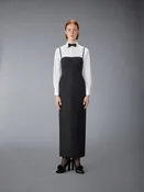 2-PLY FRESCO TIPPING CORSET PENCIL DRESS