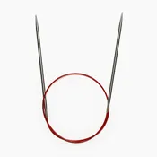 '32 (32" Red Lace Needles Stainless Steel Circular Knitting Needles Size-US-10.75-(7mm)