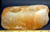 LT102 Himalayan Salt Crystal Candle Holder