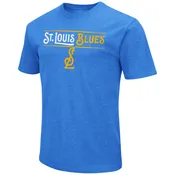 BLUES WORDMARK WITH STL LOGO TEE