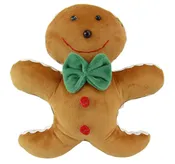 #83589BOW – 12″ Plush Gingerbread Cookie {Bow}