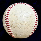 1940 New York Yankees Team Signed (26) Official Baseball. Joe DiMaggio, Joe Gordon, Bill Dickey. PSA — The Bullpen Sports Collectibles