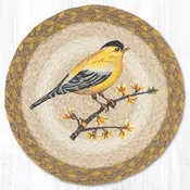 10" Jute Golfinch Round Trivet