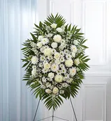 All White Standing Spray