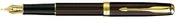 00030 Parker Sonnet Refresh Chiseled Chocolate GT Fountain Pen F 1743567