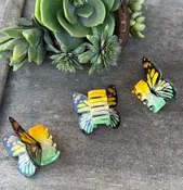 Colorful Butterfly Claw Clip