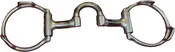 1/2″ Bars with 1-3/4″ Moveable Port D-Ring Bit with Concealed Loops