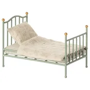 Maileg - Vintage Single Bed, Mouse - Mint
