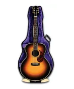 3D Greeting Card - Acoustic Guitar