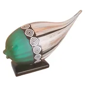 Vintage MURANO • Glass Fish sculpture