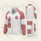 DST Greek Apparel 5XL White Windbreaker Jacket