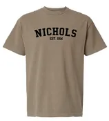 Nichols Collegiate Tee - Faded Brown