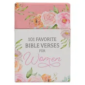101 Favorite Bible Verses for Women Pink Floral Box of Blessings